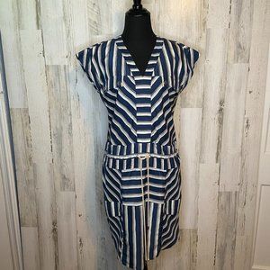 CLEARANCE! Veronica Beard Women's Size 0 Stripe Lightweight Short Tunic Dress
